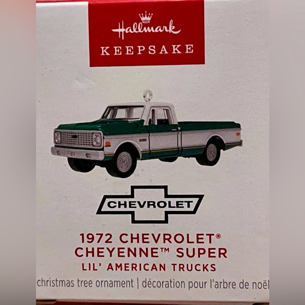 2024 Hallmark Keepsake ornament Chevrolet 1972 Cheyenne Super die cast metal
